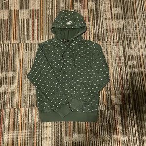 Used Forest Green Nike All Over Hoodie